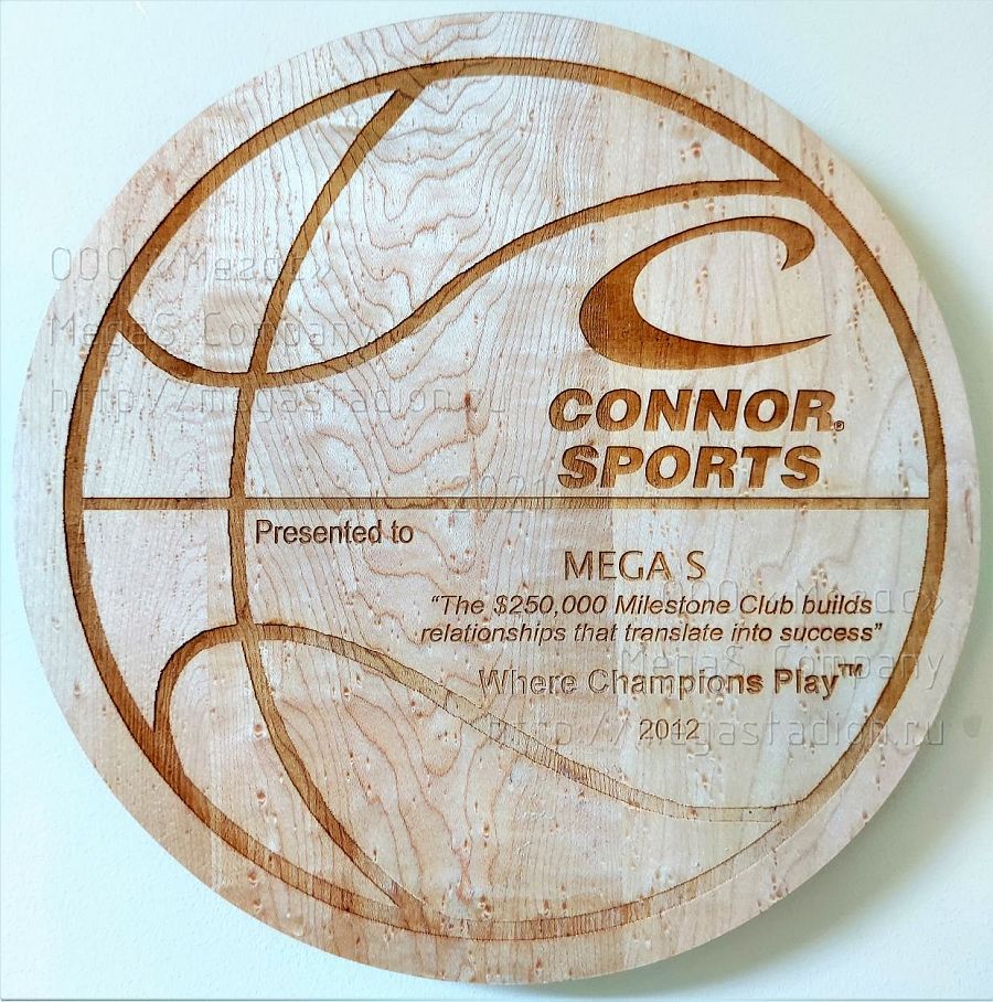 Сертификат от фирмы Коннор Флор, 2012